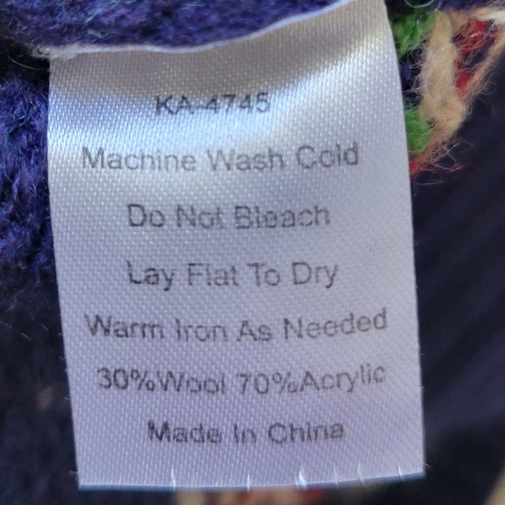 KIEL JAMES PATRICK KJP Wool Blend Alpine Sweater Kids 8 - Picture 4 of 4